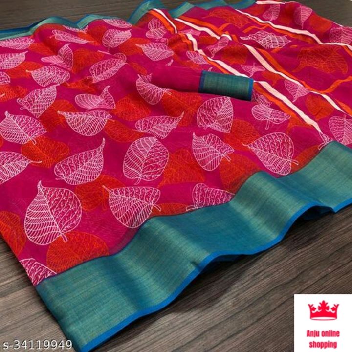 Light weight sarees with free shipping also  uploaded by Anju online shopping on 8/1/2021