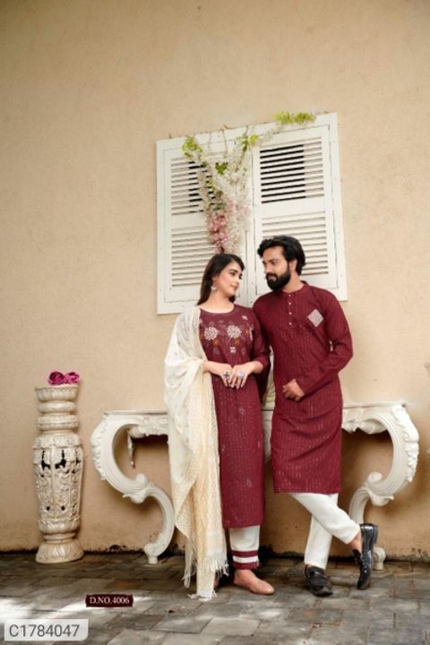 Couple comboo kurti set uploaded by #Lemi's1collection on 8/1/2021