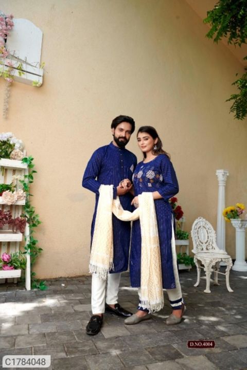 Couple comboo kurti set uploaded by #Lemi's1collection on 8/1/2021