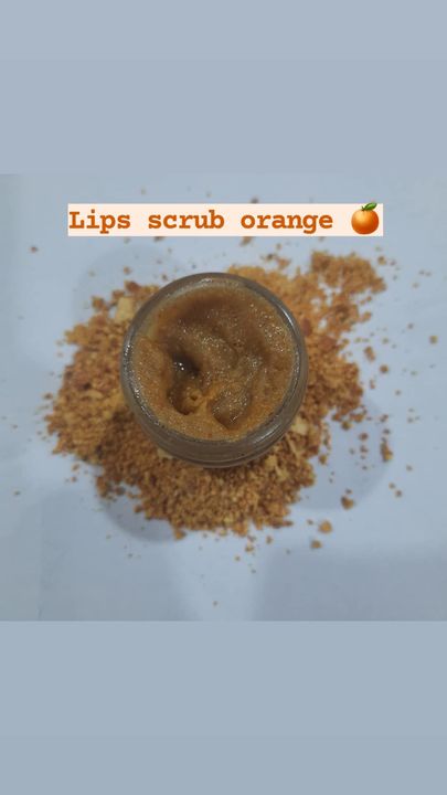 Orange lip scrub 25g uploaded by Geeta Organics on 8/2/2021