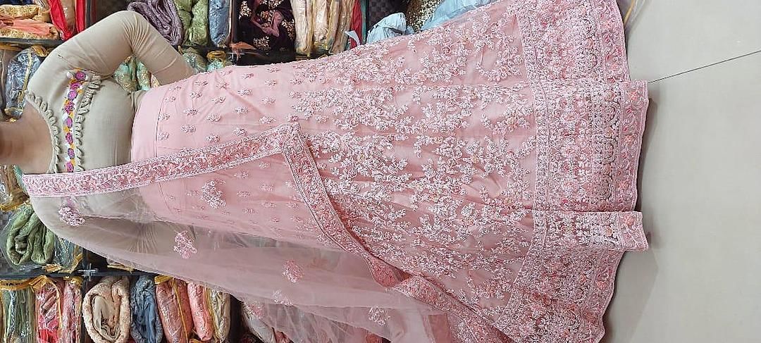Post image Unstitched lehengas for more details contact us