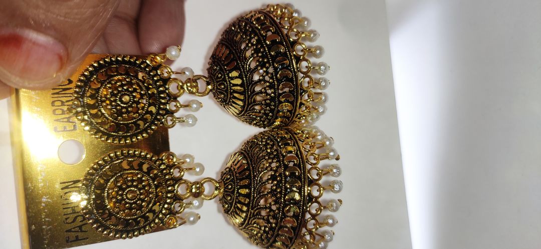 Jhumka earings uploaded by business on 8/2/2021
