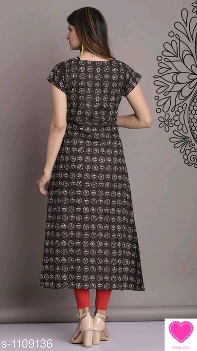Women's printed Cotton Cambric Kurti uploaded by Ainu kurtis & material s on 8/2/2021