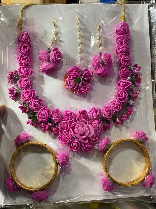 Flower jewellery uploaded by Blessings jewellery house on 8/2/2021