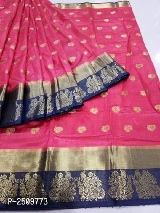 Rose silk saree uploaded by business on 8/2/2021