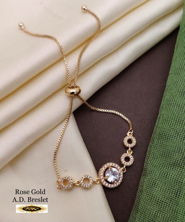 High Quality Rose Gold Diamond Bracelet only  uploaded by RADHA RANI COLLECTION on 8/2/2021