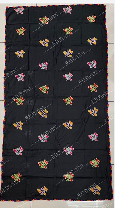 Cotton multi embroidery fancy Dupatta uploaded by business on 8/2/2021