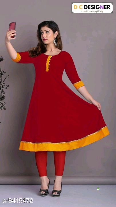 Catalog Name:*Women Crepe A-line Checked Yellow Kurti* uploaded by Gyatri seller  on 8/2/2021