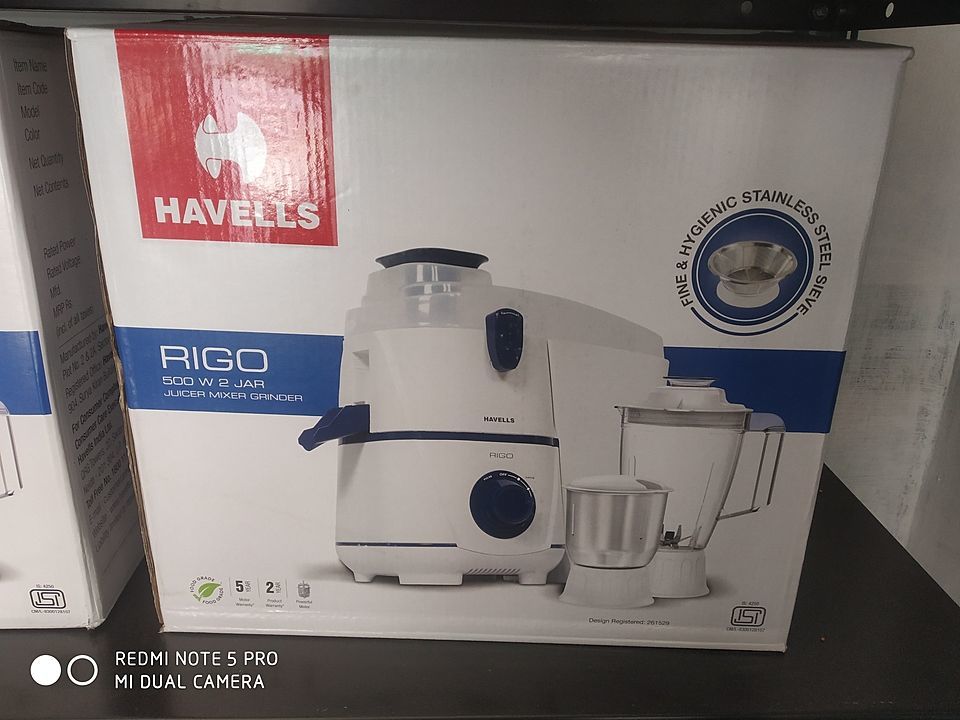 Havells Jucer mixer grinder uploaded by Vijay Traders on 8/27/2020