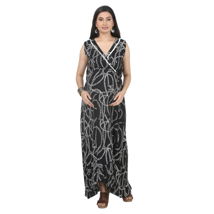 Maxi Dress in Rayon cotton uploaded by business on 8/3/2021