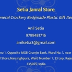 Business logo of Setia janral store
