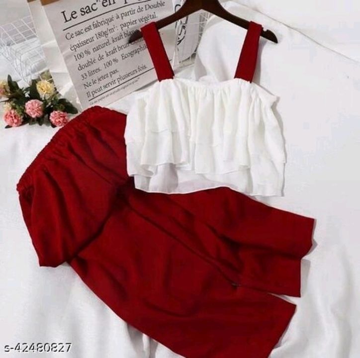 Stylish  top and bottom set uploaded by business on 8/3/2021