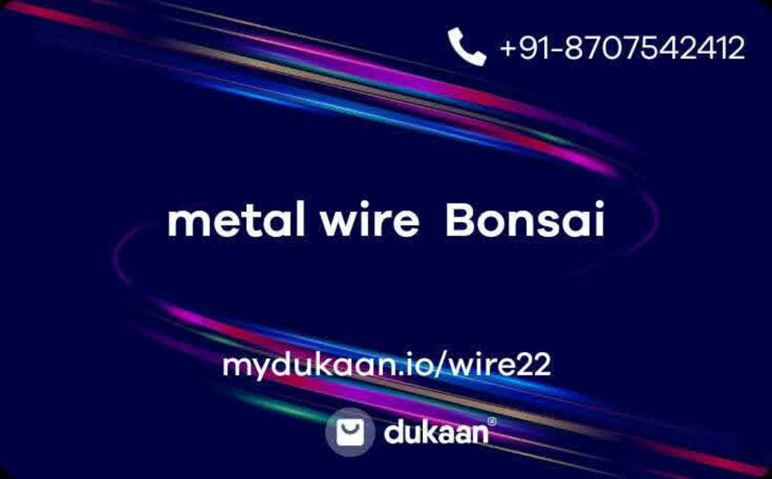 Metal Bonsai