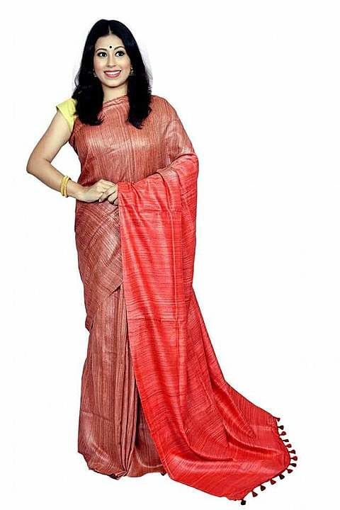 Tussar giccha silk saree uploaded by Naaz creation on 8/27/2020