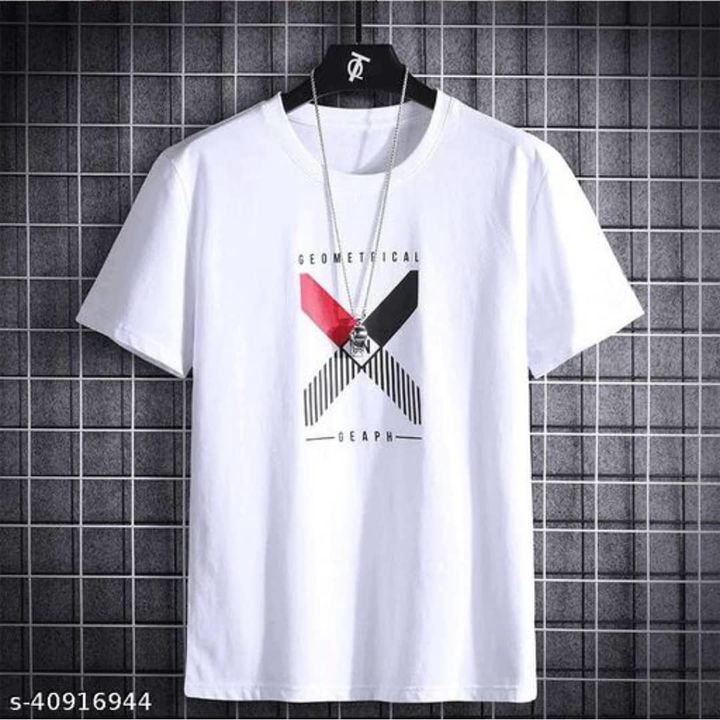Stylish white Cotton Tshirt for Men and Boys uploaded by business on 8/3/2021