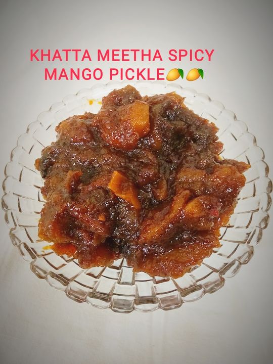 Khatta Meetha Mango Pickle  uploaded by Bunty Babli Foods on 8/3/2021