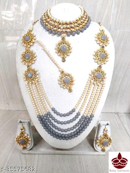 Jewellery set  uploaded by Balaji Garments on 8/3/2021