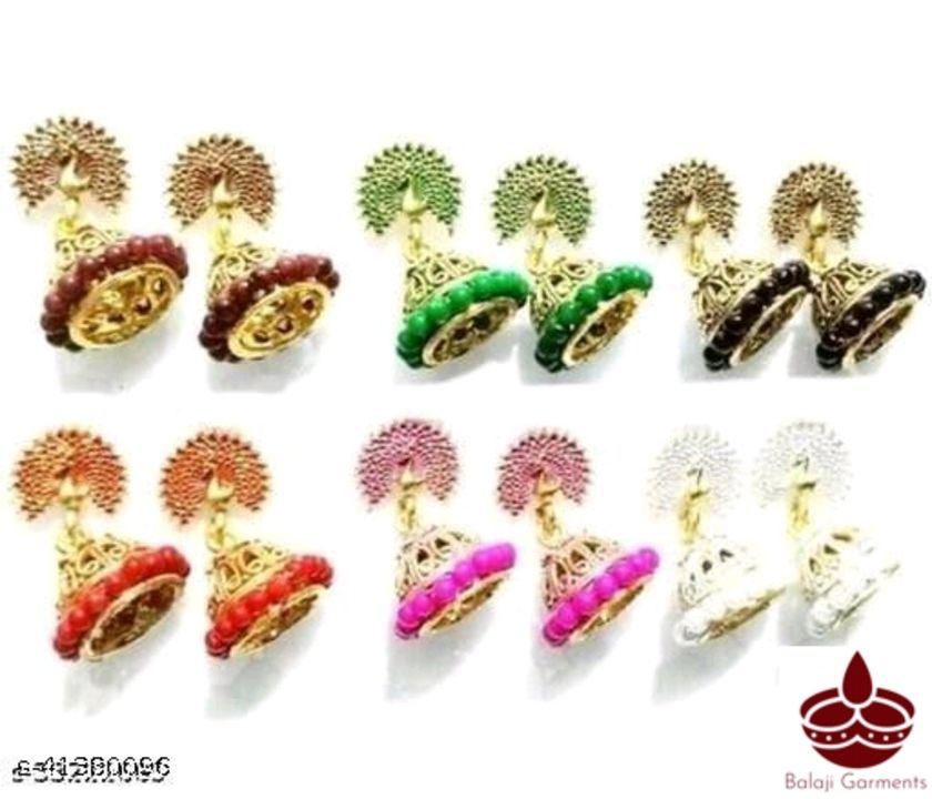 Women earrings pack of 6 uploaded by business on 8/3/2021