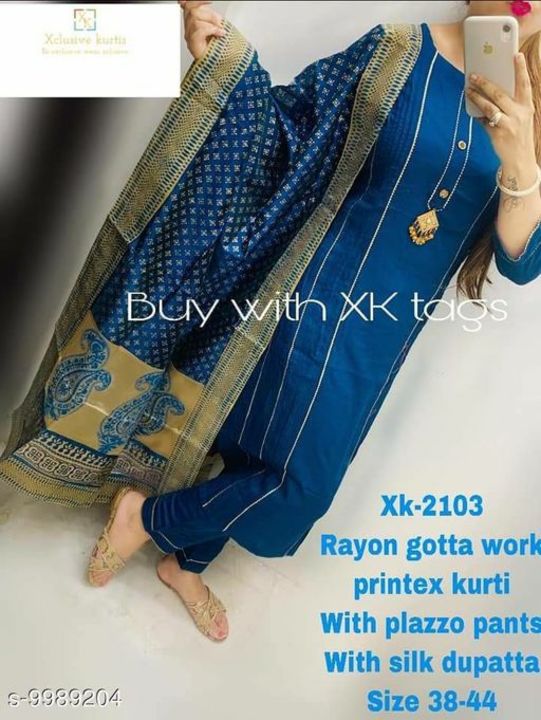 women rayon printed kurta set uploaded by business on 8/3/2021