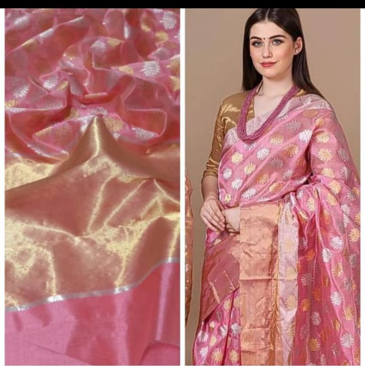 Chanderi pattu silk saree uploaded by business on 8/3/2021