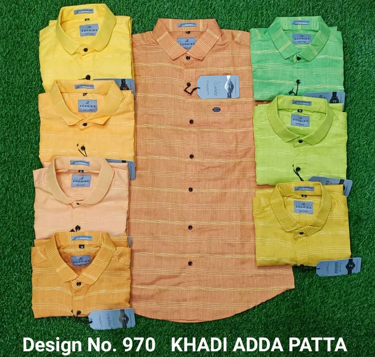 Men's Khadi Casual Cotton Shirts uploaded by Fashion Flame on 8/3/2021