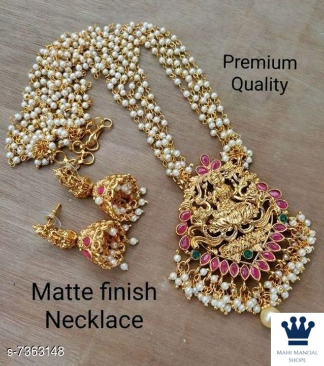 Catalog Name:*Allure Temple Fancy Haram Jewellery Sets*

Plating: Oxidised Gold
Easy Returns Availab uploaded by business on 8/3/2021