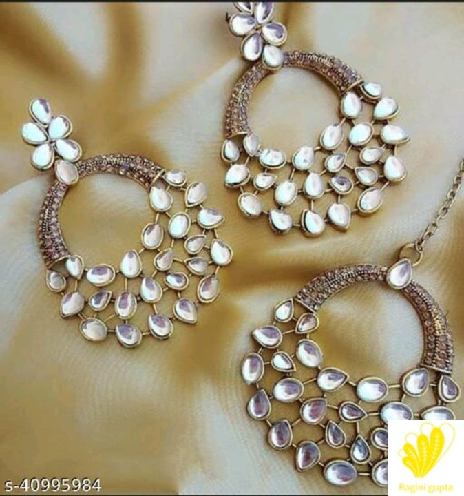 Earing with manghtika uploaded by Ragini collection on 8/3/2021