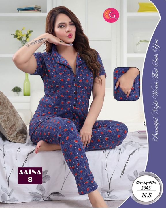 Imported Fabric Night Wear uploaded by Deval Creations on 8/3/2021