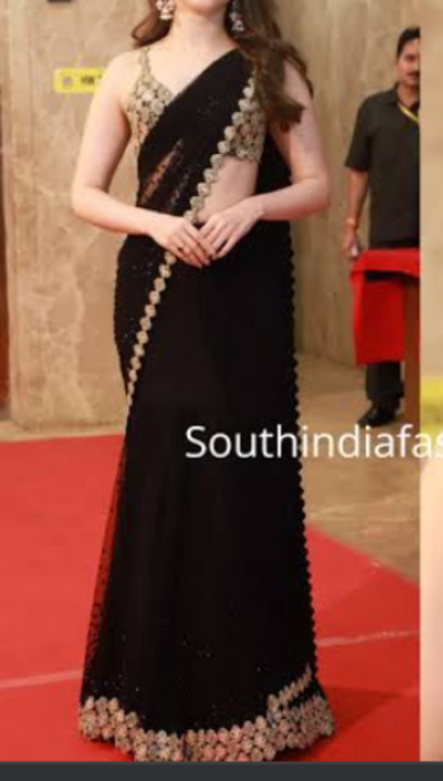Post image I want 1 Pieces of I want full black glitter saree as a model look under 400 if below 400 Plz send msg otherwise no .
Chat with me only if you offer COD.
Below is the sample image of what I want.