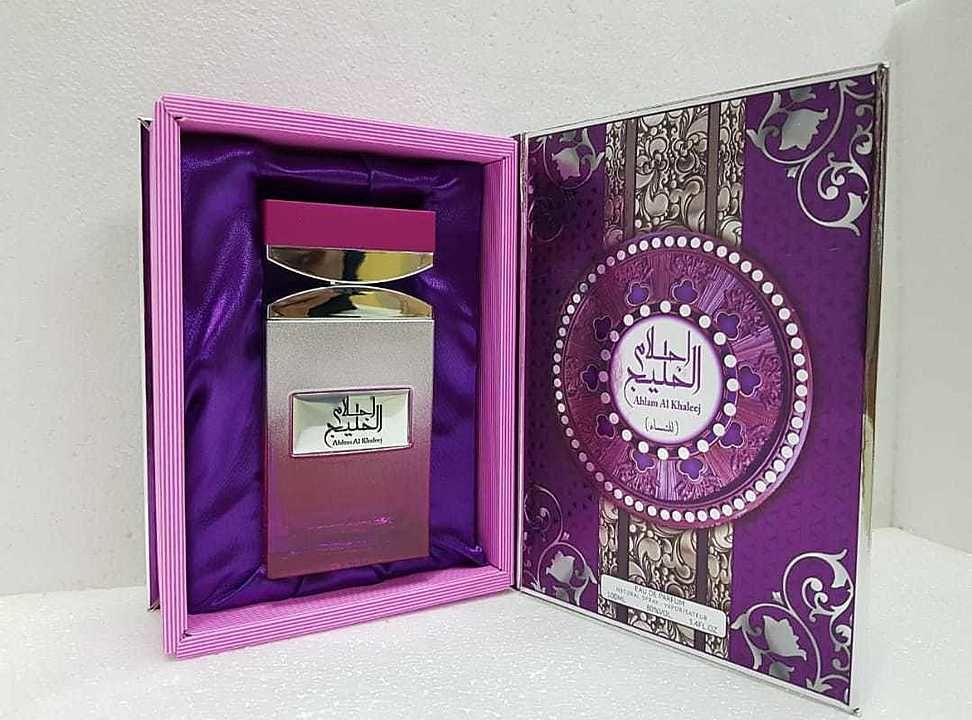Post image *All New Collection*
 *ARABIYAT  ahlam al kharij 100% original  perfums*
*original 100ml perfums*
Nmz
👉 *For HIM/HER*
👉 *Long Lasting upto 12hrs*
👉 *Fresh Stock only*
👉 *With Box*
*maide in UAE dubai*