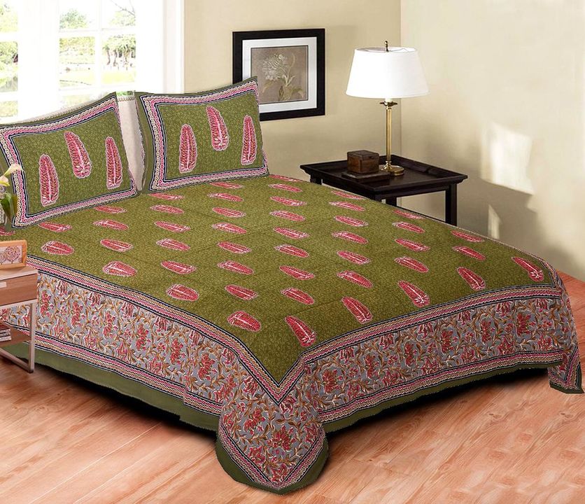 Bedsheets hand prints  uploaded by Yash Handicrafts on 8/3/2021