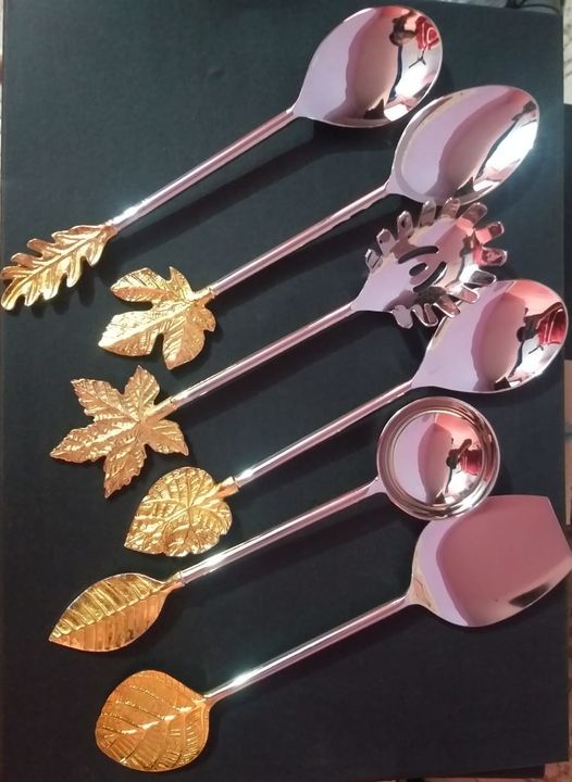 Post image Serving sets (Brass+steel)Price-1150+$For more information please whatsapp on-7302061784