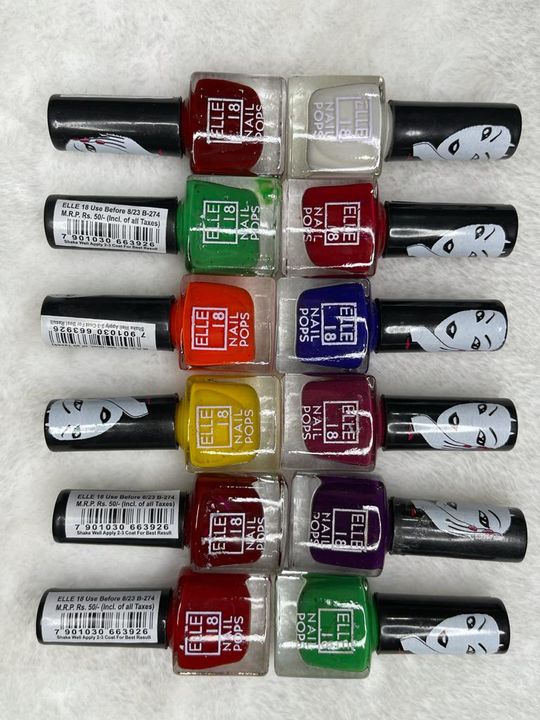 Post image Hello everyone 
Comes with new item 
Elle18 Nailpaint 
Best Bulk prices 
Hurry up 
7906204692

https://wa.me/message/X6CNOO2JECSEG1