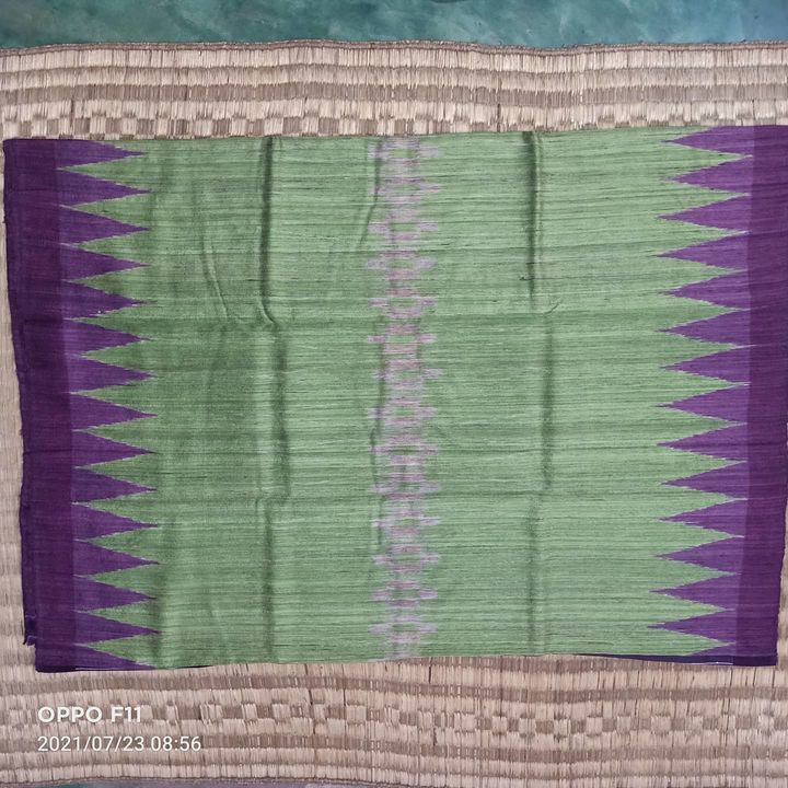 Tussar saree uploaded by business on 8/4/2021