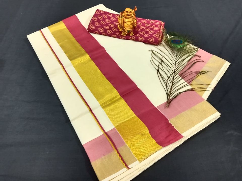 Kerala sarees n set mundu collection uploaded by business on 8/4/2021