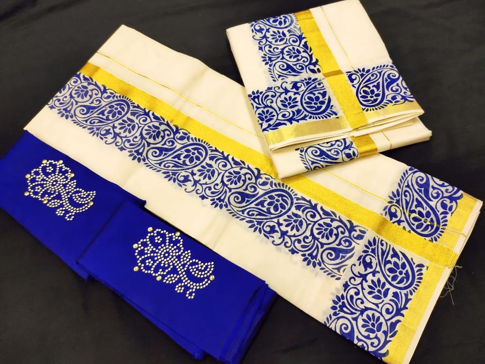 Kerala sarees n set mundu collection uploaded by Sree Lakshmi collections on 8/4/2021