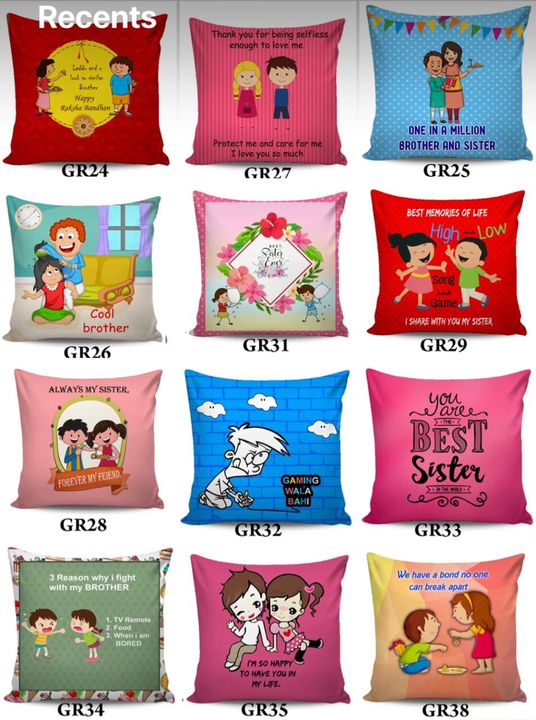 Rakhi special cushion uploaded by business on 8/4/2021