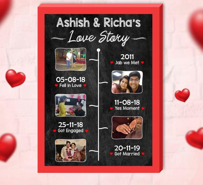 Love story frame uploaded by business on 8/4/2021