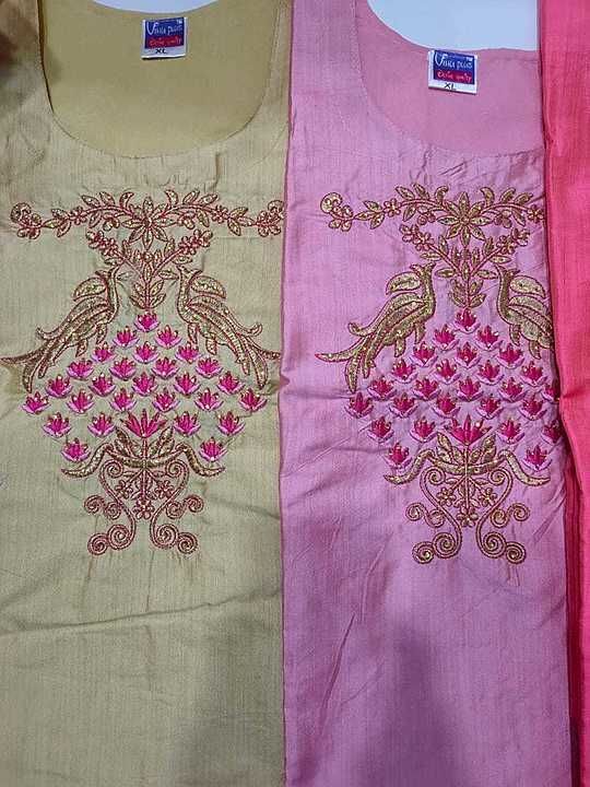 Embroidery kurties uploaded by business on 8/27/2020