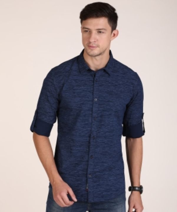 ETRONAUT Men Printed Casual Dark Blue Shirt
 uploaded by business on 8/4/2021