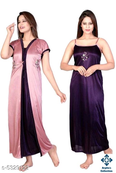 *Women's Satin Nightdress uploaded by business on 8/4/2021