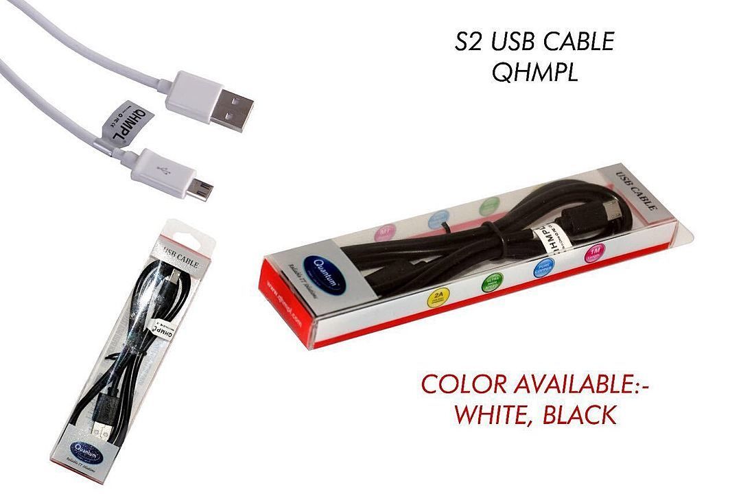 Quantum Usb Cable(V8) uploaded by Shree Krishna Electronic  on 8/27/2020