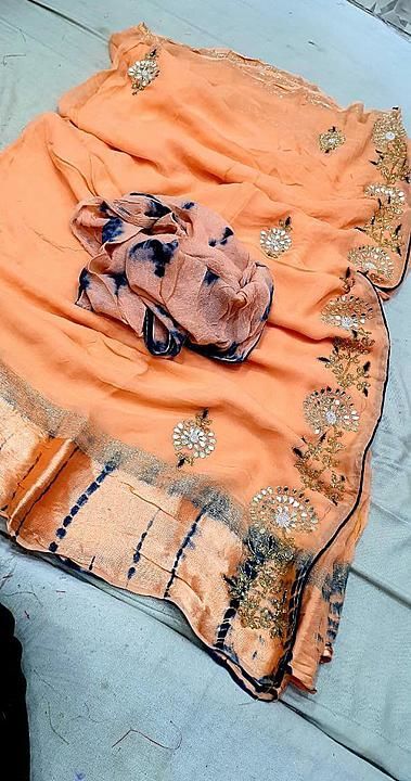 Post image *Back again*sale sale
😍😍new lacunch 😍
👉Pavar.jorjat.
👉Hand border buti work 
👉Contrast blouse 
😍😍 Book fast 

😍😍 *Price only 899+$
Ready to dispach
9602074508