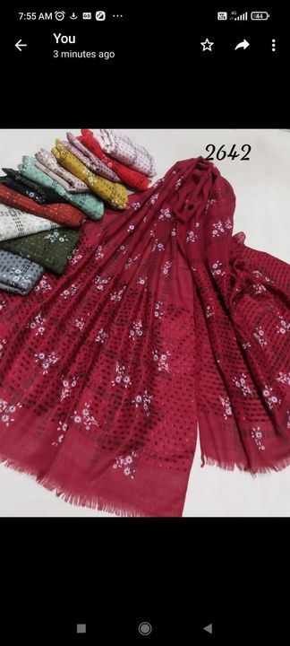 Premium imported cotton hijabs and stoles.  uploaded by Stole For Women on 8/5/2021