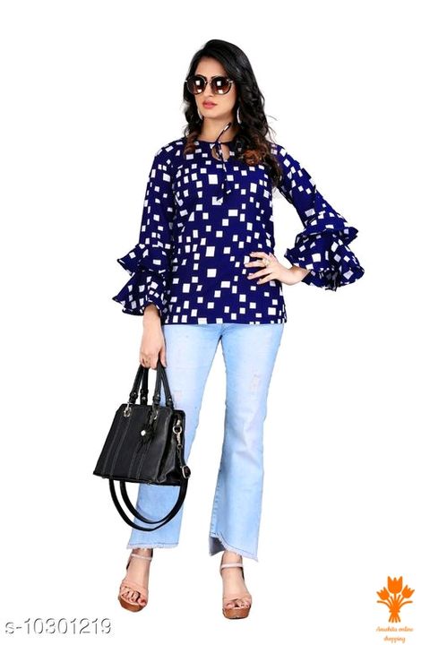 Pretty Partywear Women Tops & Tunics uploaded by Anushita online shopping on 8/5/2021