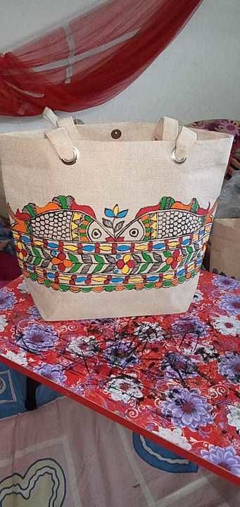 Madhubani painting  bag uploaded by business on 8/27/2020