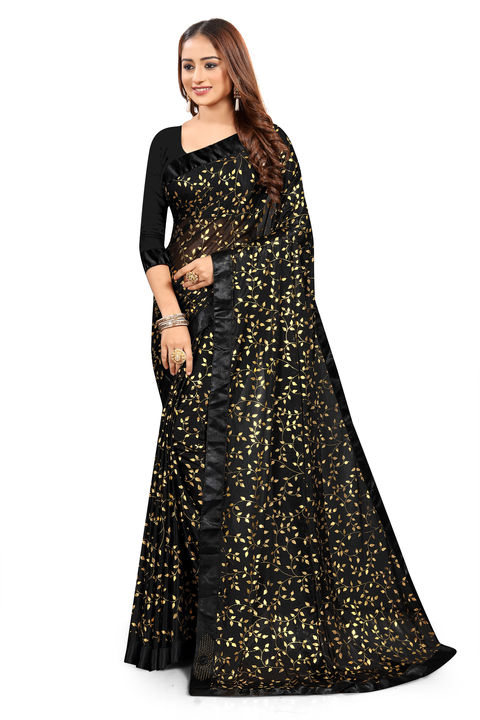 ZAROKHA Printed Fashion Lycra Blend Saree uploaded by business on 8/5/2021