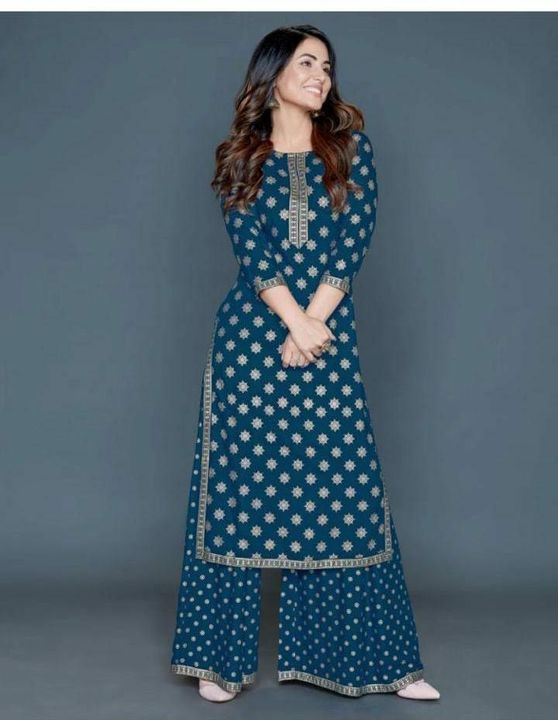 Kurti with plazzo uploaded by A To Z Fashion  on 8/5/2021