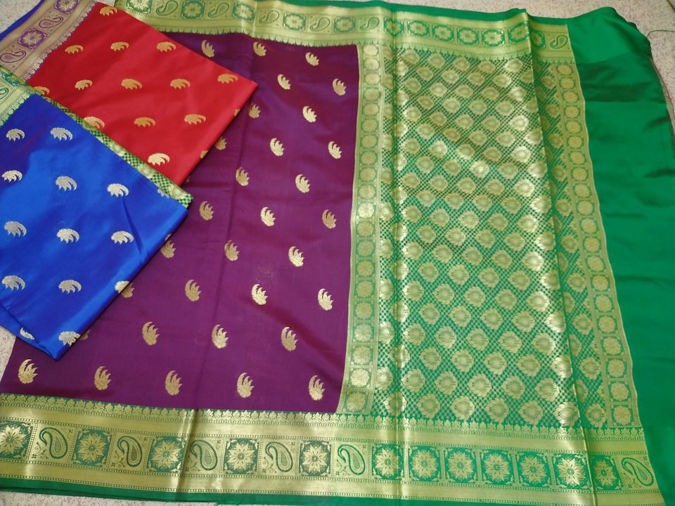 Banarsi soft shalu silk buti  uploaded by business on 8/5/2021