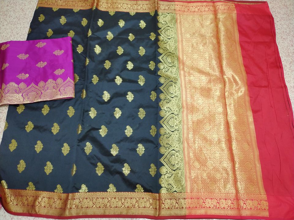Banarsi soft shalu silk buti  uploaded by Banarsi sarees on 8/5/2021